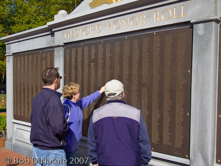 Original World War II Monument, dedicated 2005