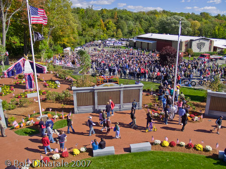 Overhead view of Honor Roll Park