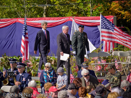 U.S. Senator John F. Kerry, Mayor Michael J. McGlynn & Chief  Warrant Officer Timothy McCarthy