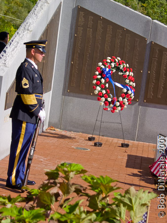 Mass National Guard Ceremonial Unit at Vietnam Monument